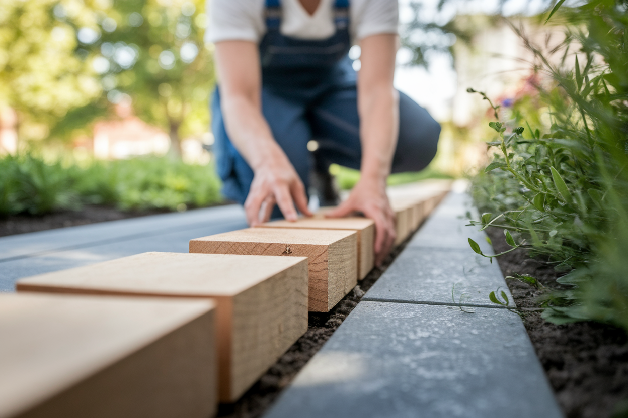 Comment poser une traverse paysagère : étapes et fixation
